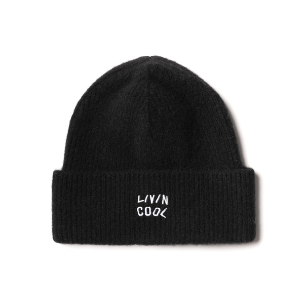 livincool WAVY LOGO BEANIE BLACK