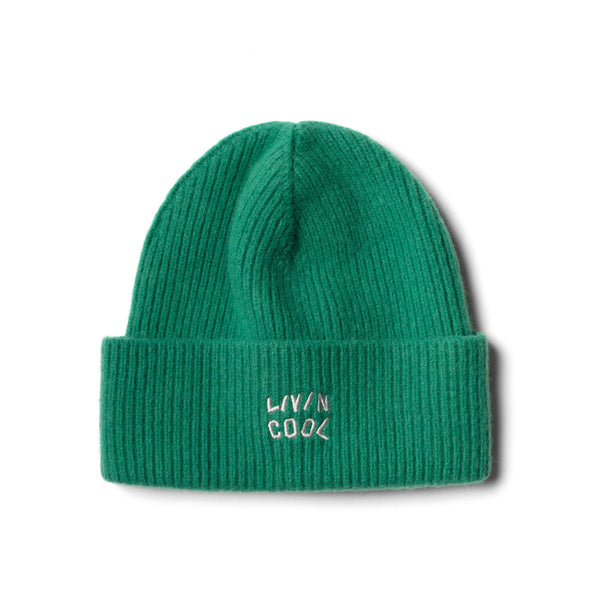 livincool WAVY LOGO BEANIE GREEN