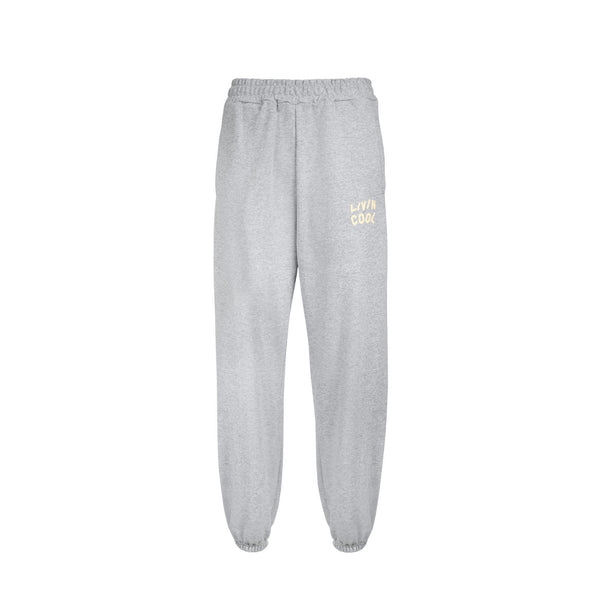 Livincool WAVY LOGO PANTS HEATHER GREY