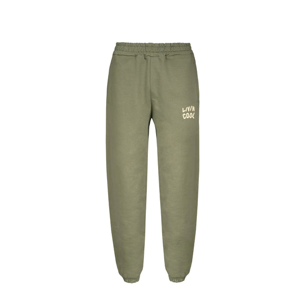 Livincool WAVY LOGO PANTS MILITARY GREEN