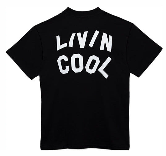 Livincool WAVY TEE BLACK
