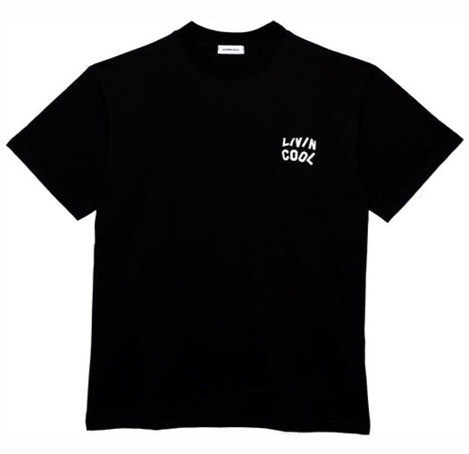 livincool WAVY TEE BLACK