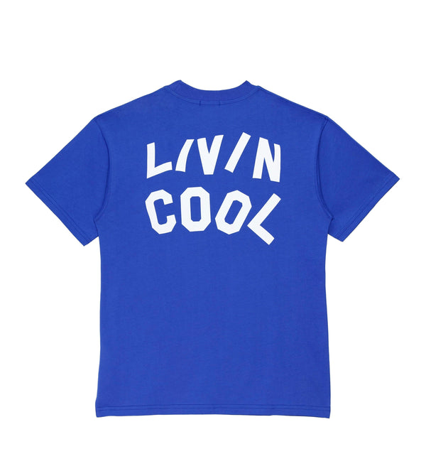 Livincool WAVY TEE ROYAL BLUE