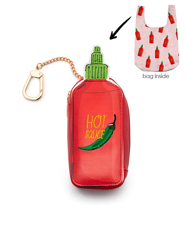 living royal Hot Sauce 2 in 1 Bag Charm + Shopper Bag