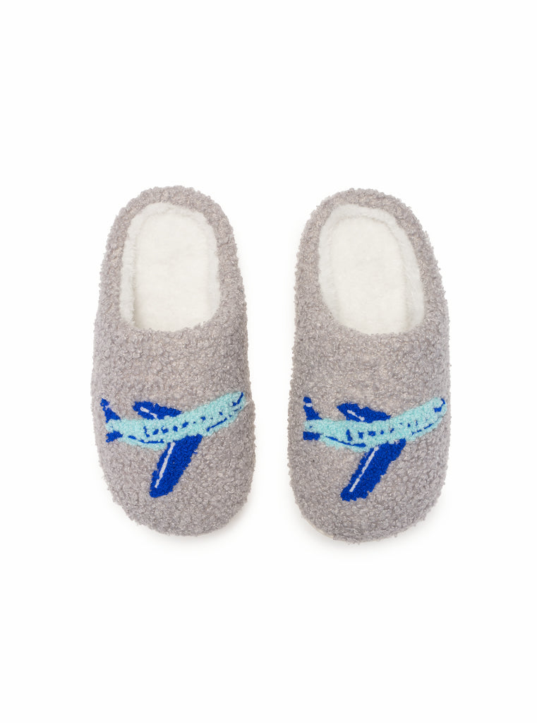 living royal Airplane Kids Slippers