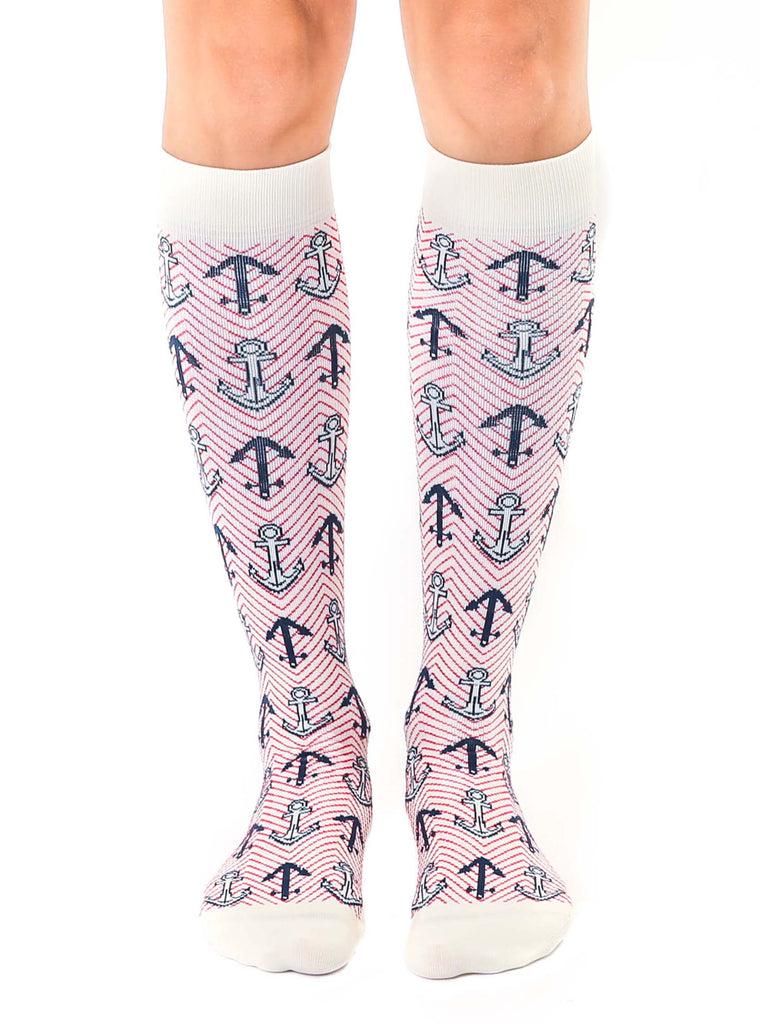 living royal Anchor Compression Socks
