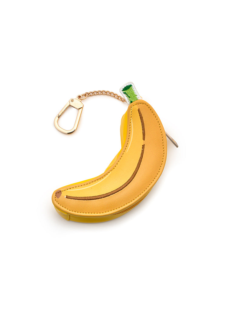 Living Royal Banana 2 In 1 Bag Charm + Shopper Bag