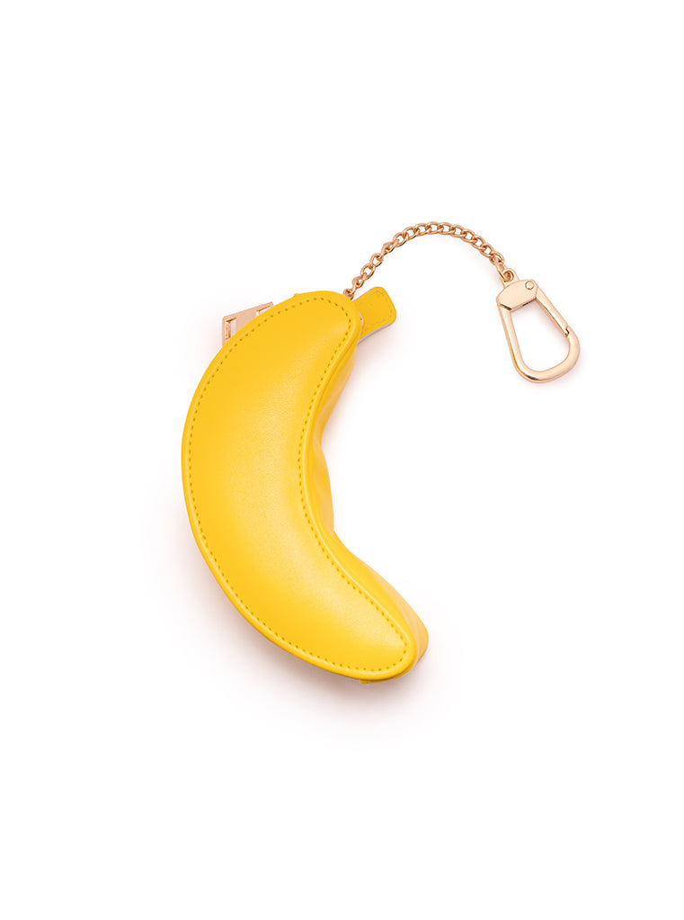 Living Royal Banana 2 In 1 Bag Charm + Shopper Bag