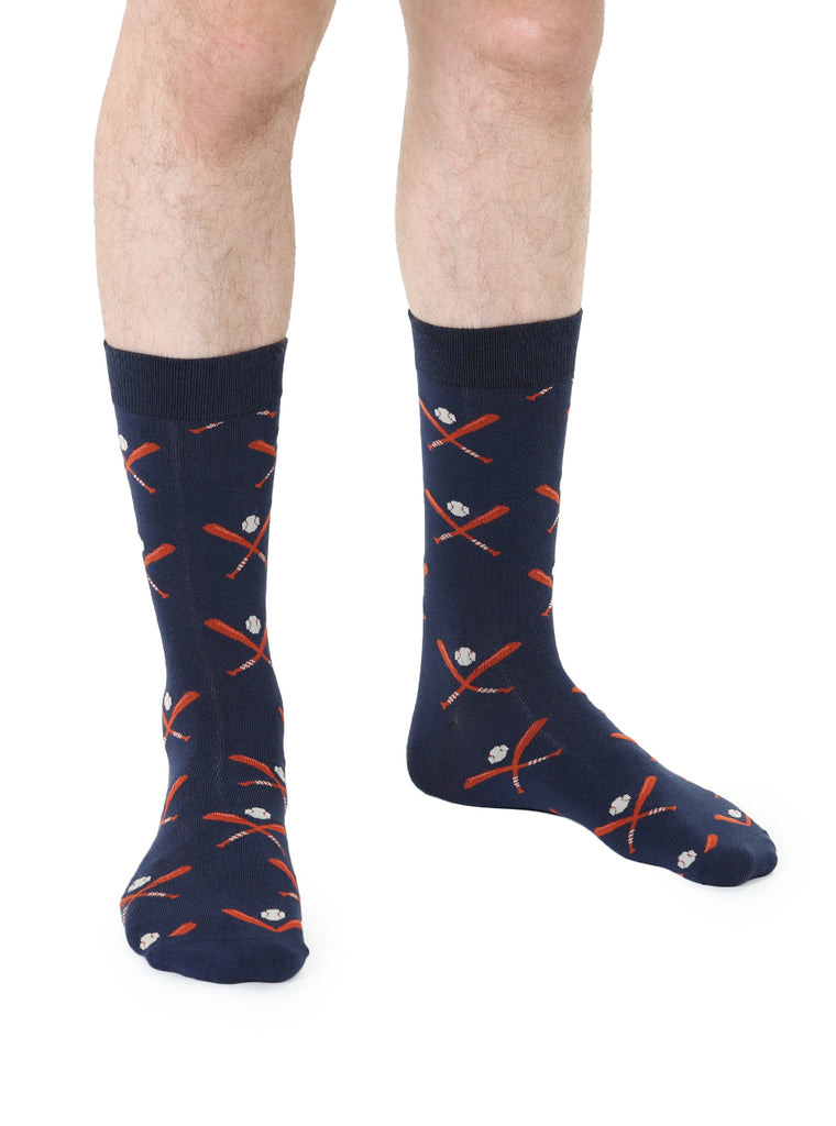 living royal Baseball Mens Bamboo Crew Socks