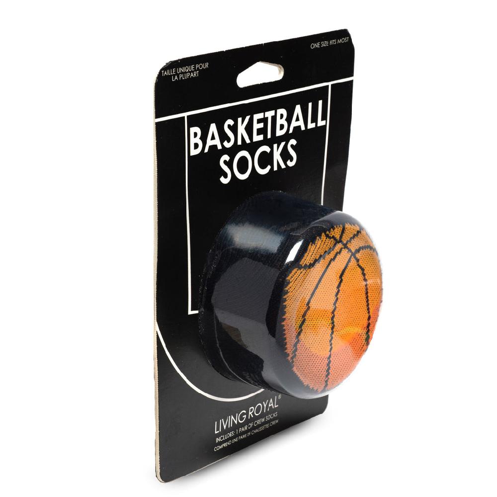 Living Royal Basketball 3D Crew Sock
