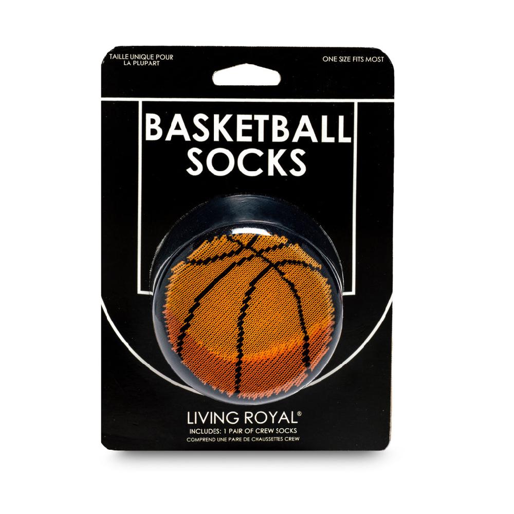 living royal Basketball 3D Crew Sock