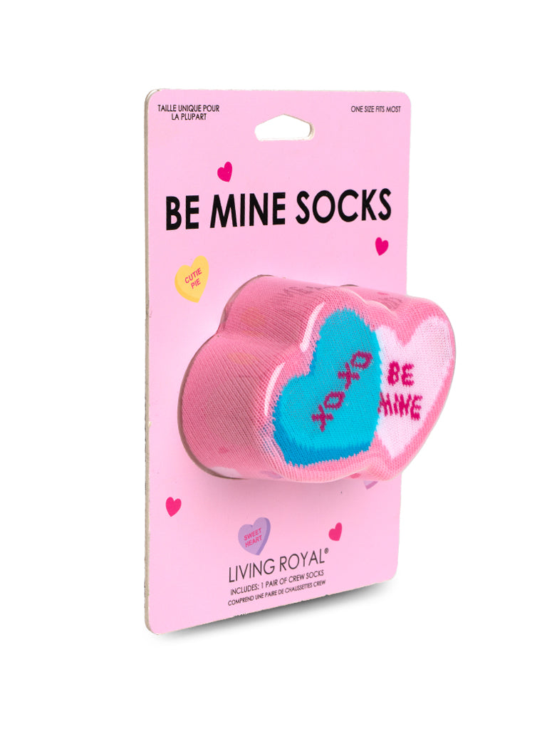 Living Royal Be Mine 3D Crew Sock