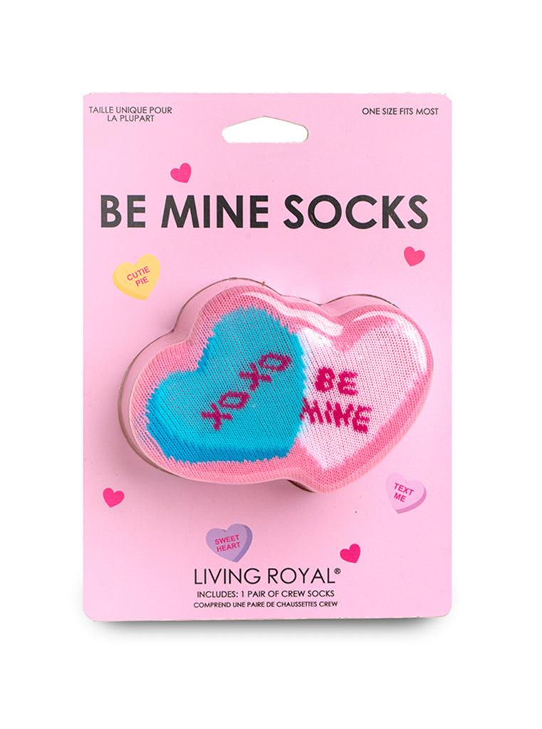 living royal Be Mine 3D Crew Sock
