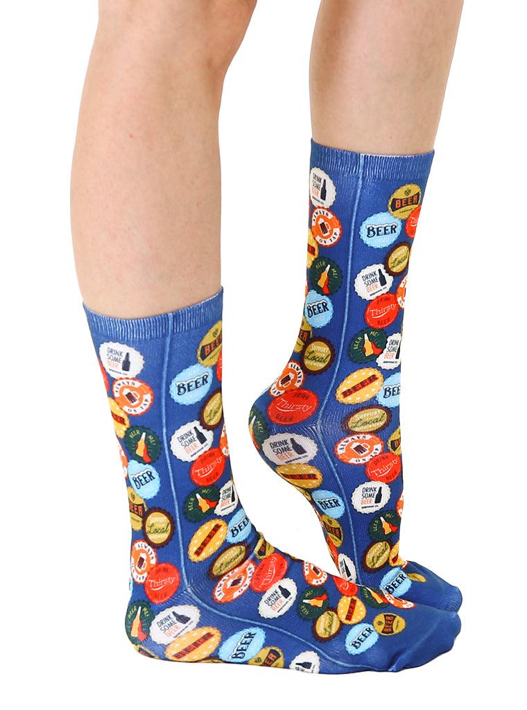 Living Royal Beer Cap Crew Socks