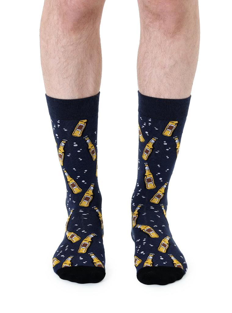 Living Royal Beer Mens Bamboo Crew Socks
