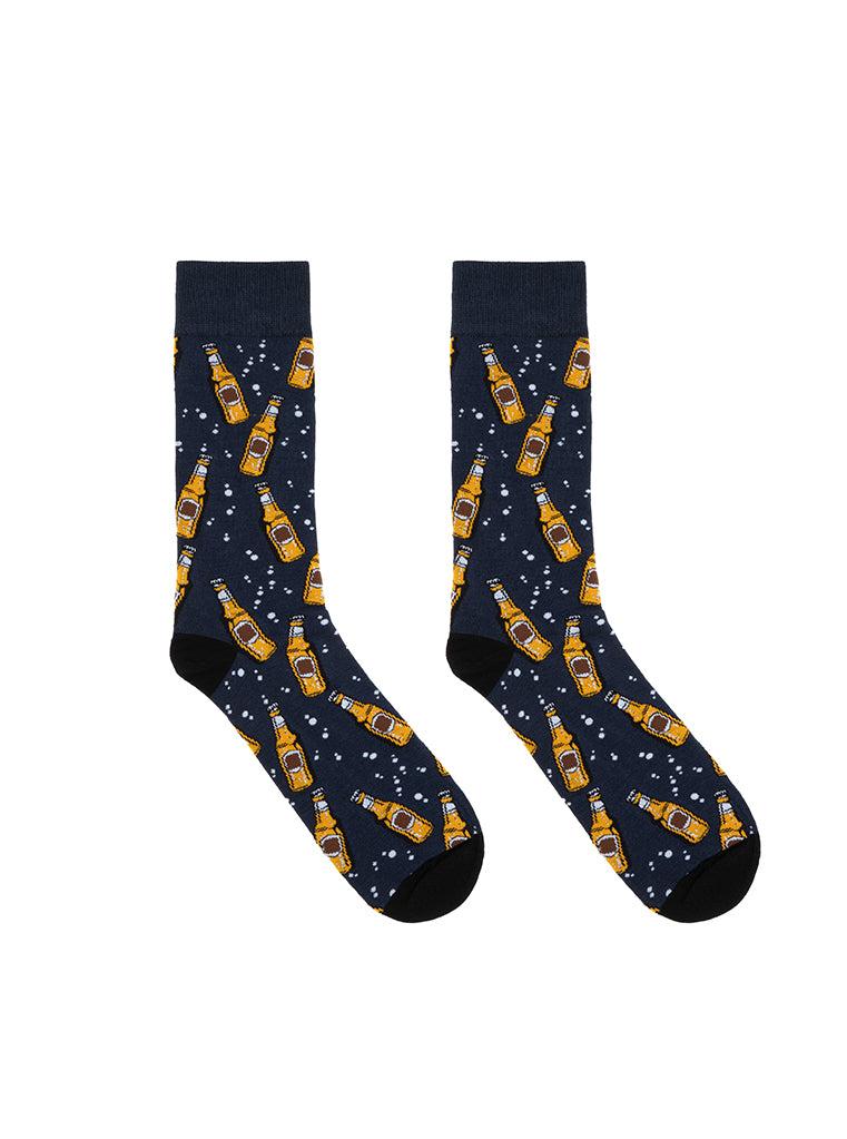 Living Royal Beer Mens Bamboo Crew Socks