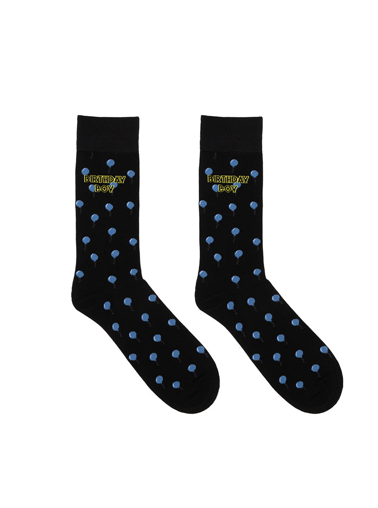 living Royal Birthday Mens Bamboo Crew Socks