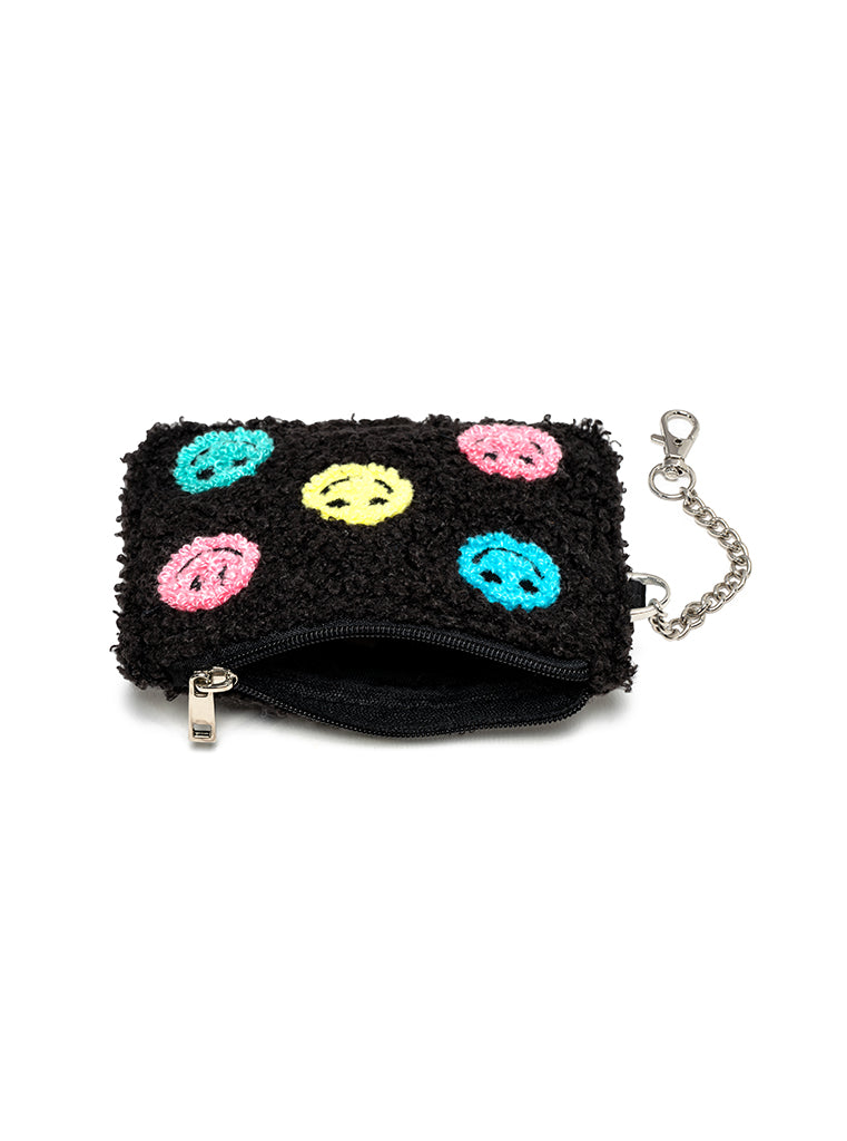 Living Royal Black Smile Key Chain Pouch