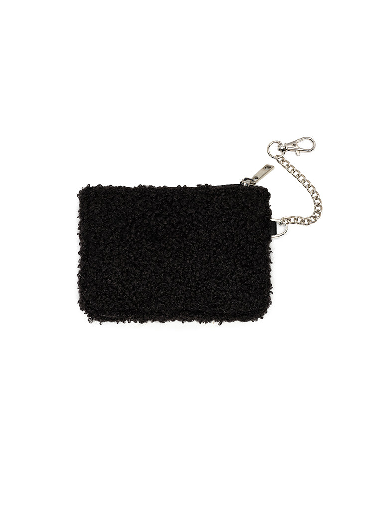 Living Royal Black Smile Key Chain Pouch