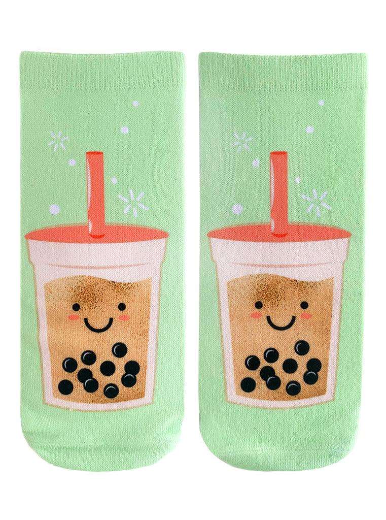 living royal Boba Tea Ankle Socks