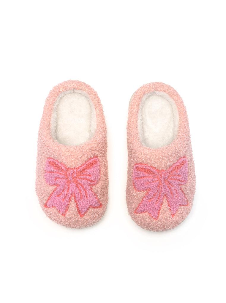 Living Royal Bows Kids Slippers
