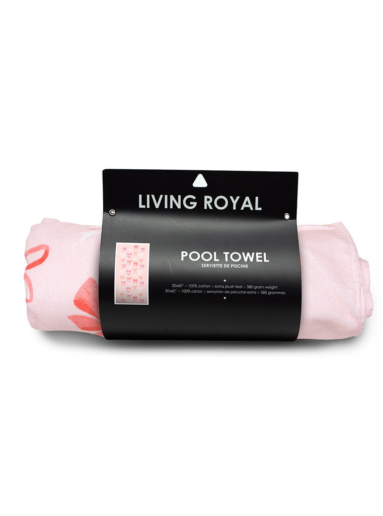 Living Royal Bows Pool Towel