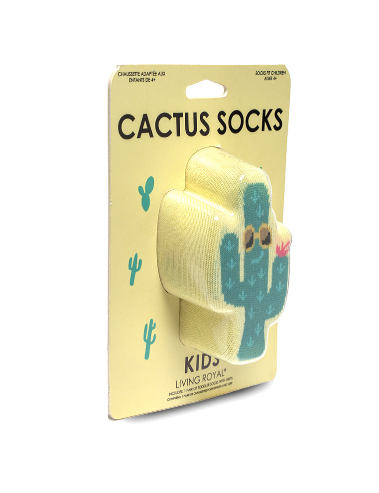 Living Royal Cactus 3D Kids Crew Sock