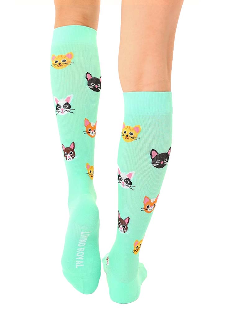 Living Royal Cat Compression Socks