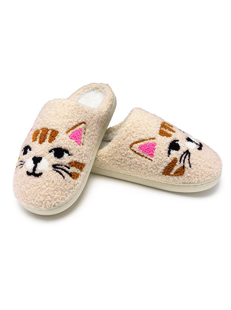 Living Royal Cat Face Slippers