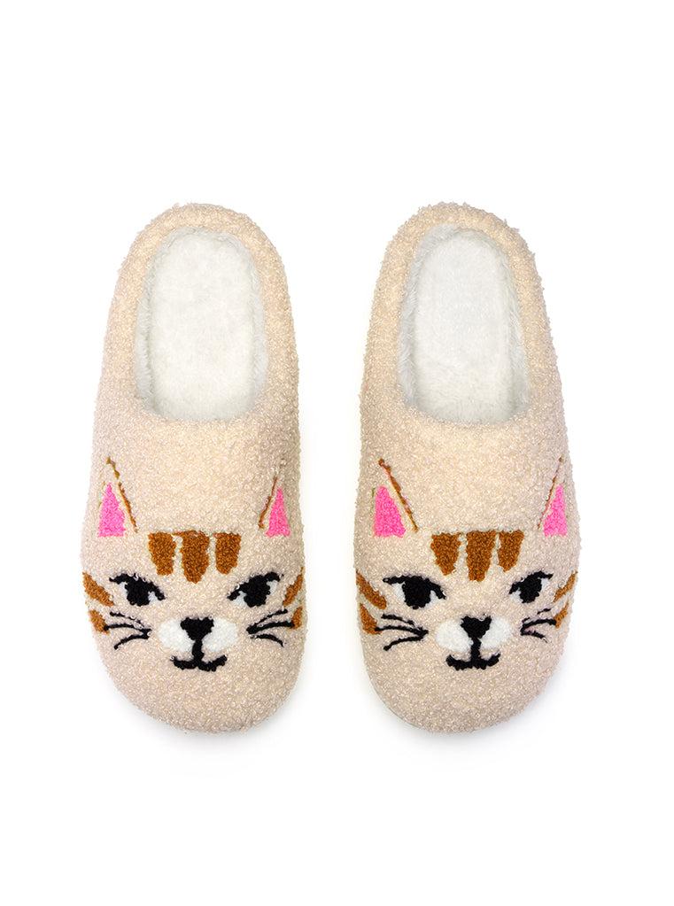 living royal Cat Face Slippers