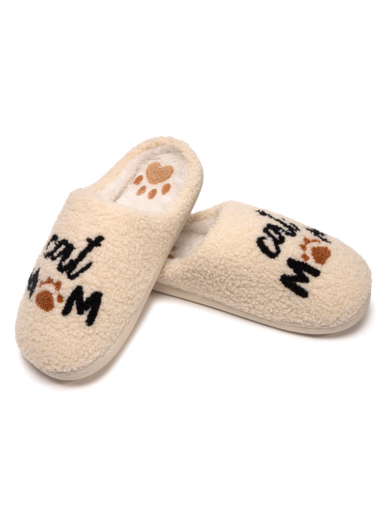 Living Royal Cat Mom Slippers