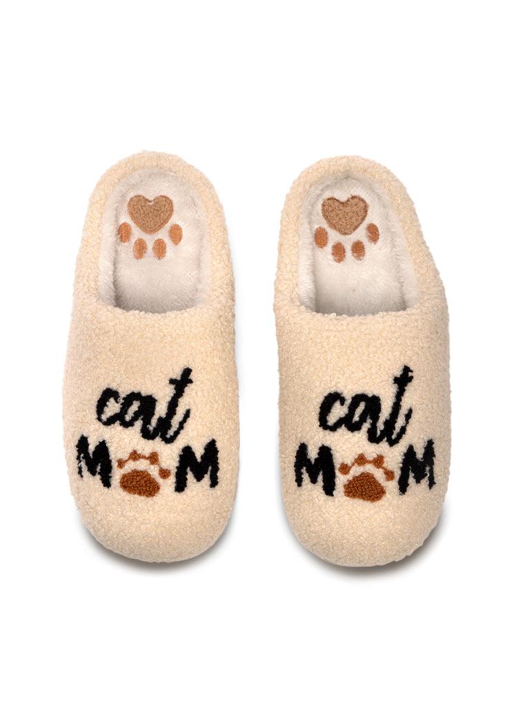 living royal Cat Mom Slippers