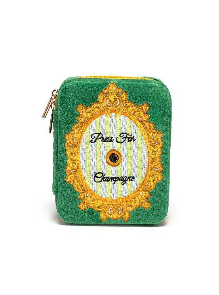 living royal Champagne Jewelry Zip Case