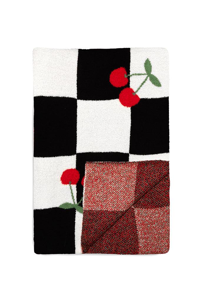 living royal Checker Cherries Blanket