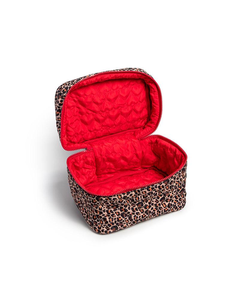 Living Royal Cheetah Cosmetic Travel Case