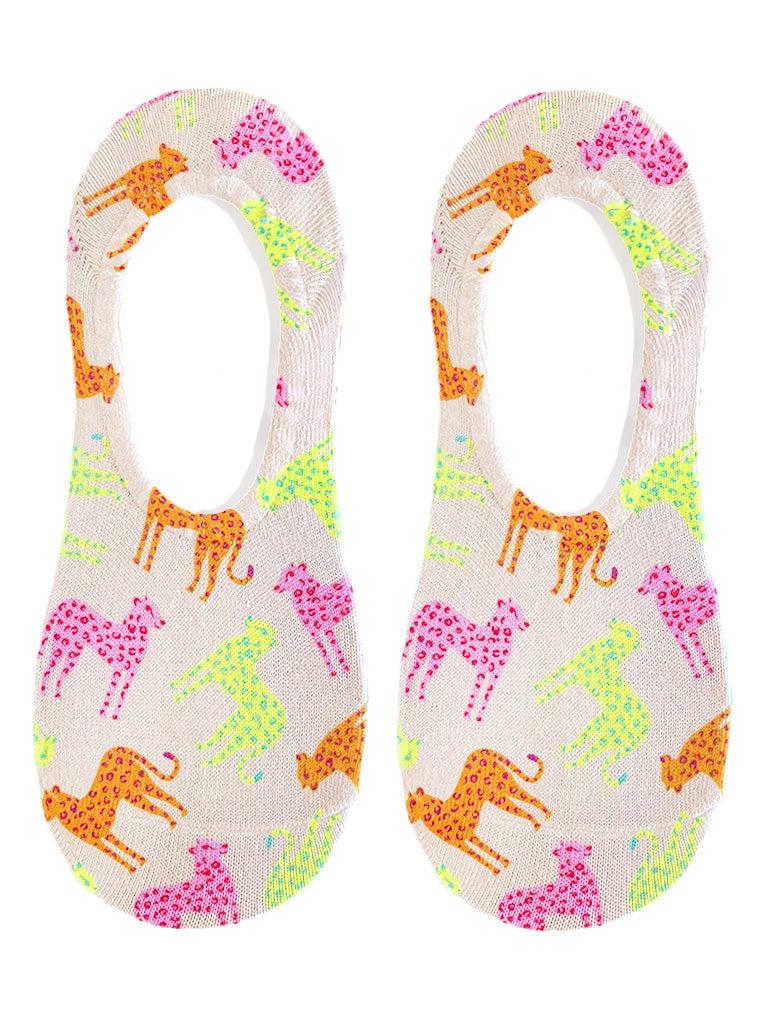 Living Royal Cheetah Liner Socks