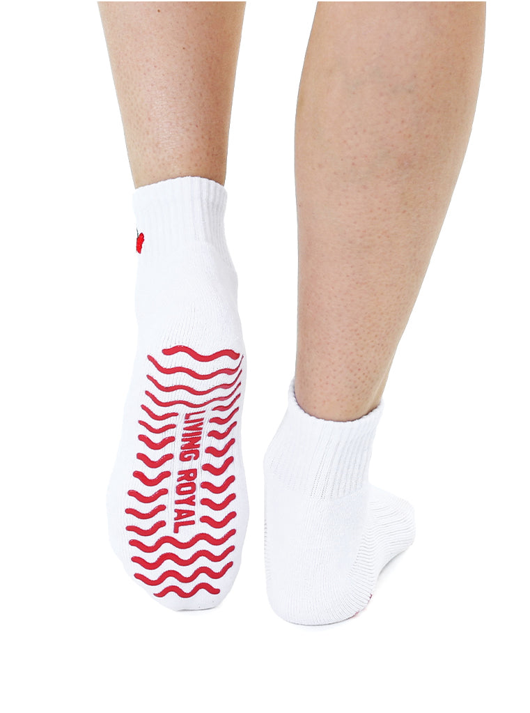 Living Royal Cherry Grip Socks