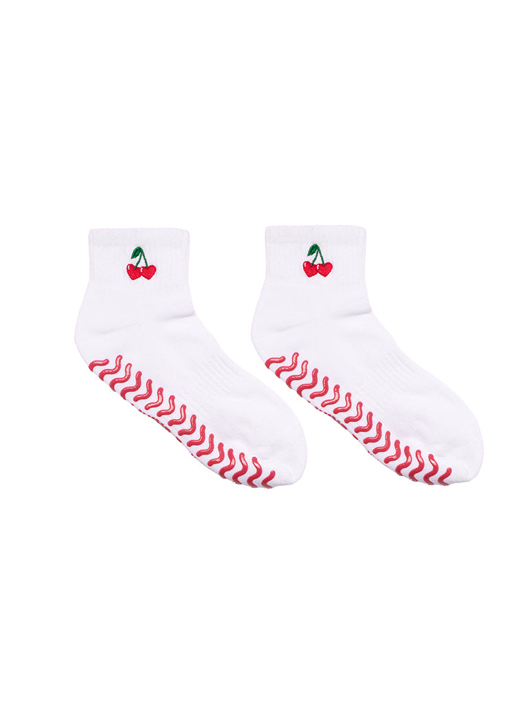Living Royal Cherry Grip Socks