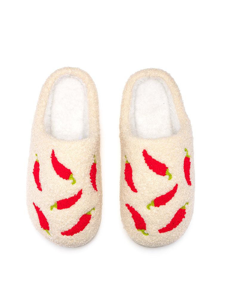 living royal Chili Peppers Slippers