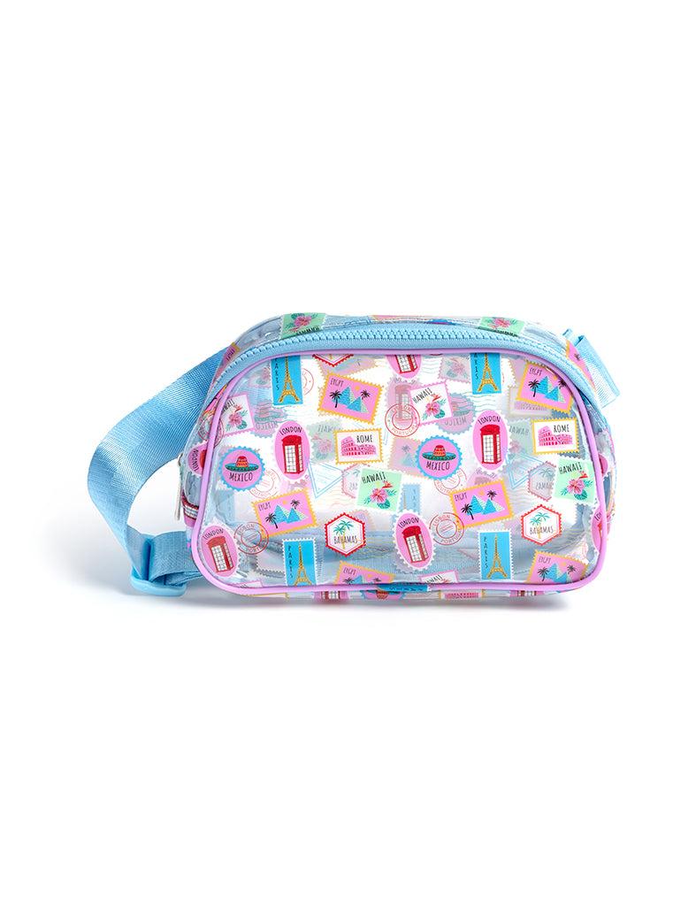 living royal Clear Passport Belt Bag