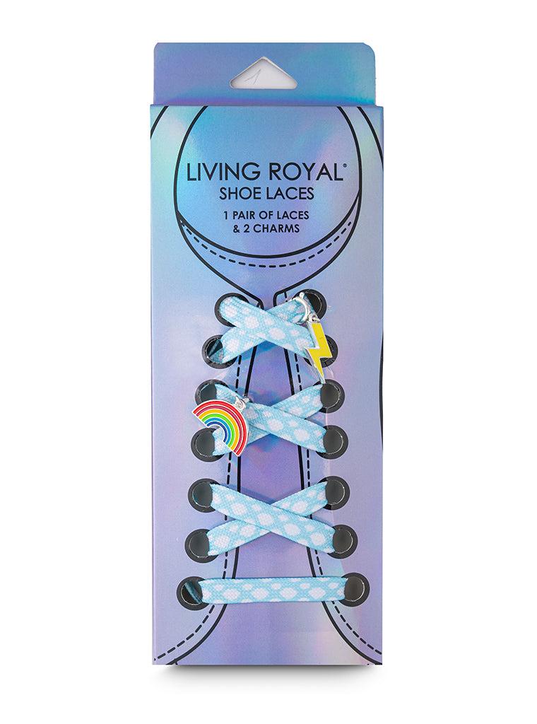 living royal Cloud Shoelaces + Charm Set