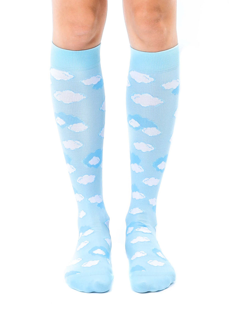 living royal Clouds Compression Socks