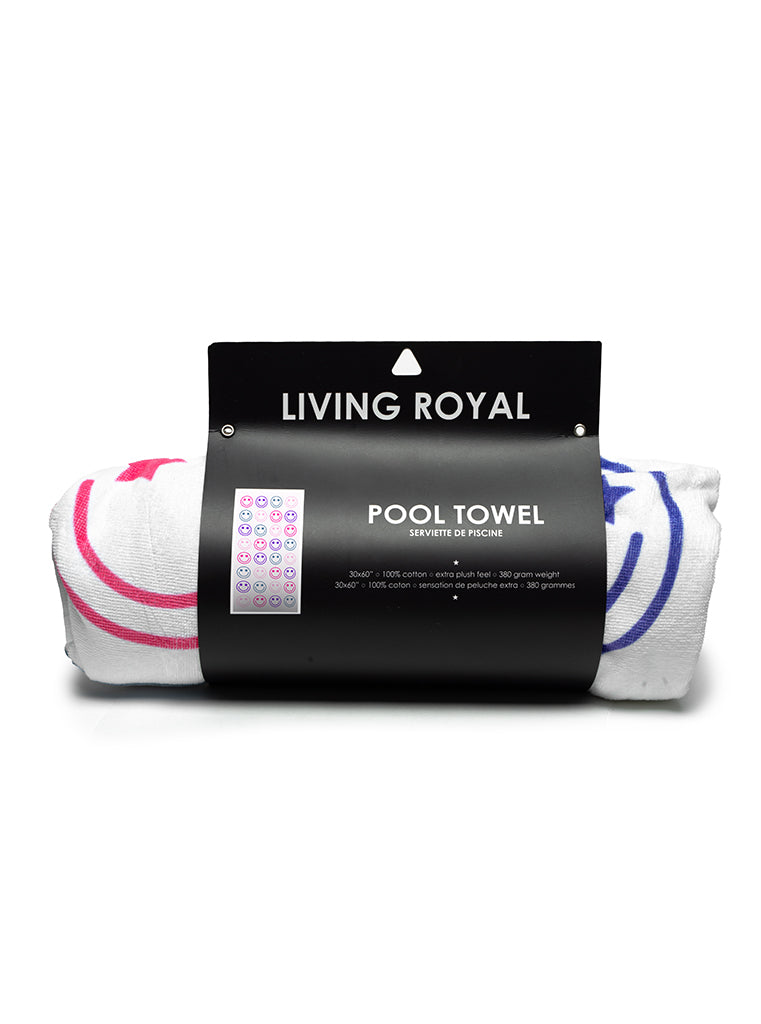 Living Royal Color Smile Pool Towel