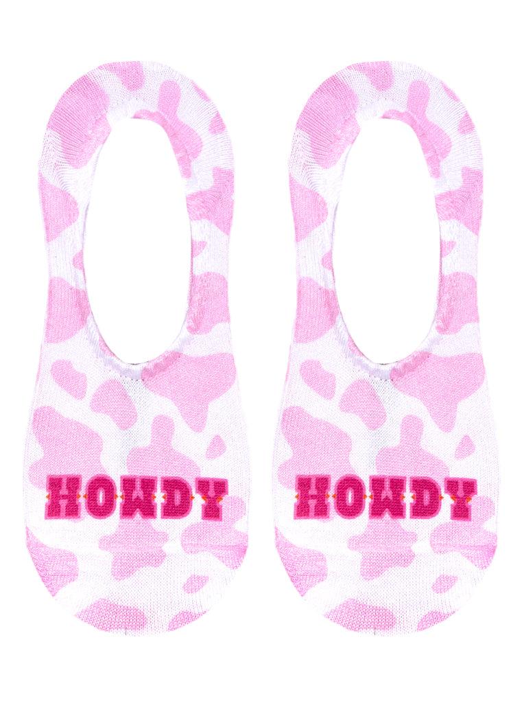 Living Royal Cow Print Liner Socks