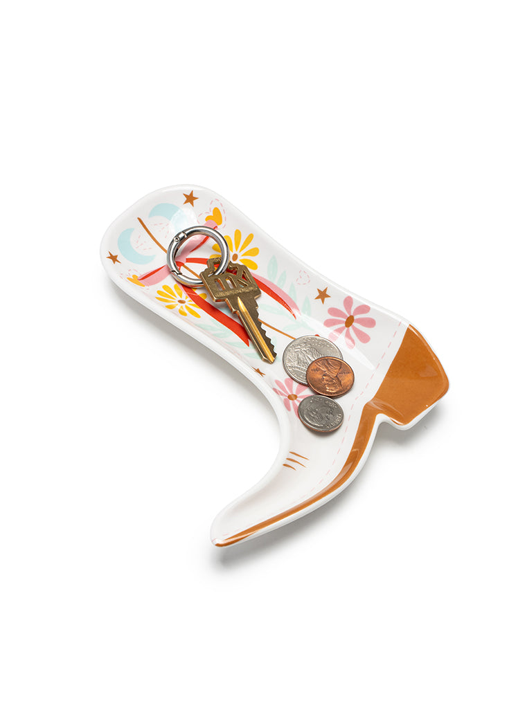 Living Royal Cowboy Boot Trinket Tray