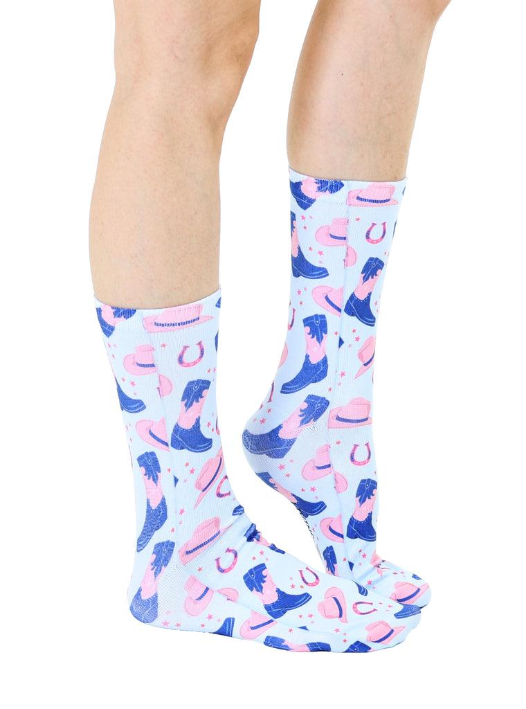 Living Royal Cowgirl Crew Socks