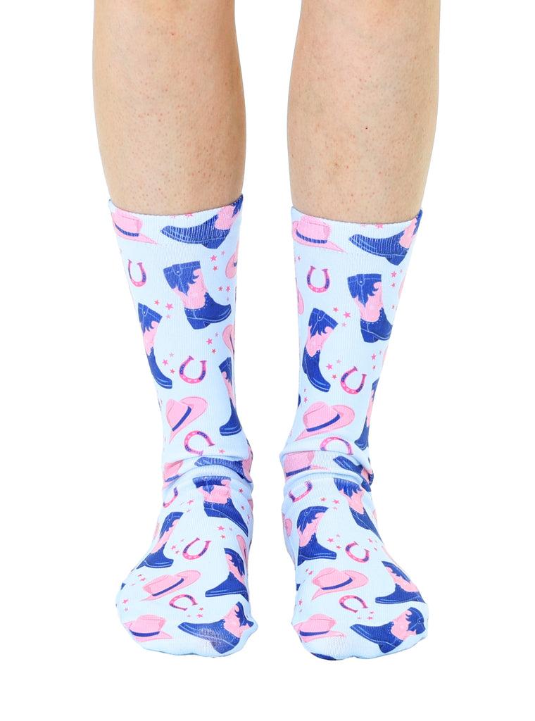 living royal Cowgirl Crew Socks