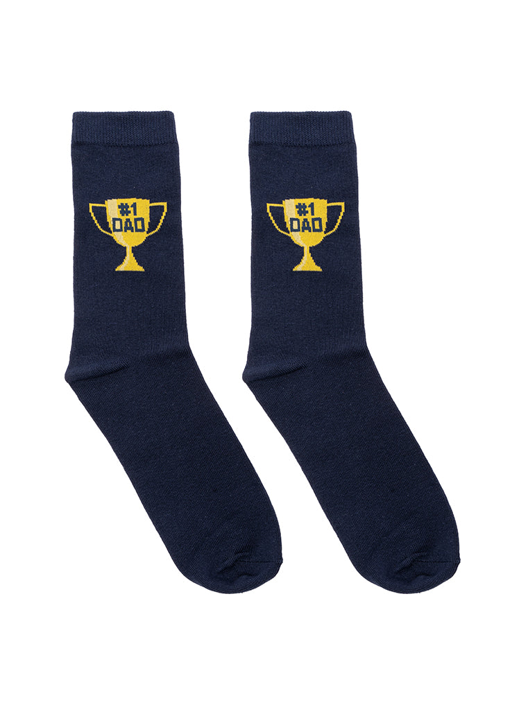 Living Royal Dad Trophy 3D Crew Sock