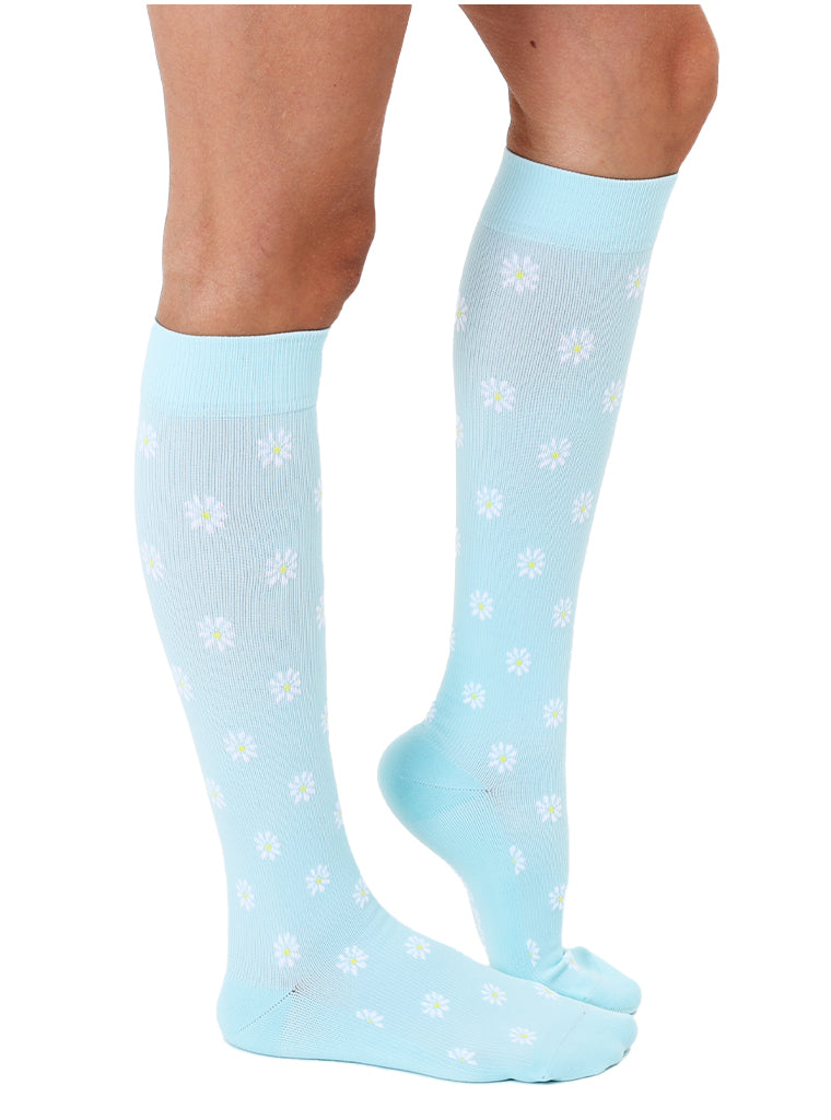Living Royal Daisy Compression Socks