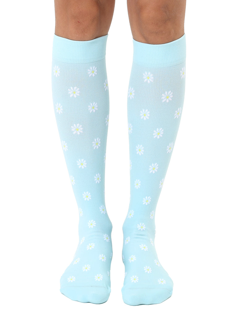 living royal Daisy Compression Socks